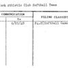 New York Athletic Club Softball Team
