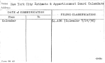 New York City Estimate & Approtionment Board Calendars