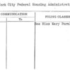 New York City Federal Housing Administration