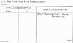New York City Fire Commissioner