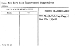 New York City Improvement Suggestions