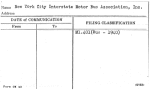New York City Interstate Motor Bus Association, Inc.
