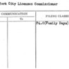 New York City Licenses Commissioner
