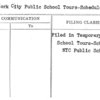 New York City Public School Tours-Schedules