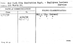 New York City Sanitation Dept. - Employees Lecture Service