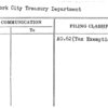 New York City Treasury Department