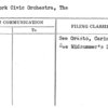 New York Civic Orchestra, The