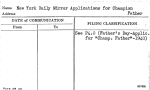 New York Daily Mirror Appications for Champion Father