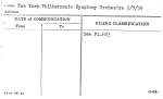 New York Philharmonic Symphony Orchestra 5/7/39
