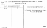 New York Philharmonic Symphony Orchestra - Polish Concert 5-3-39