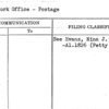 New York Office - Postage
