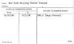 New York Shopping Center Company