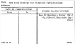 New York Society for Clinical Ophthalmology