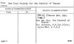 New York Society for the Control of Cancer