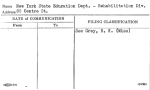 New York State Education Dept. - Rehabilitation Div.
