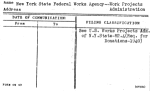 New York State Federal Works Agency--Work Projects Administration