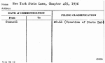 New York State Laws, Chapter 465, 1936