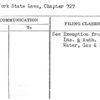 New York State Laws, Chapter 727