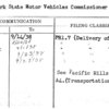 New York State Motor Vehicles Commissioner