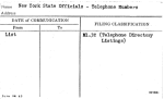 New York State Officials - Telephone Numbers