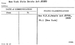New York State Senate Act #2889