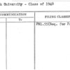 New York University - Class of 1940
