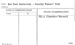 New York University - Faculty Womens' Club