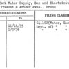 New York Water Supply, Gas and Electricity, Dept. of Cor. Tremont & Arthur Aves., Bronx