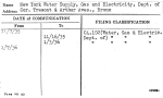 New York Water Supply, Gas and Electricity, Dept. of Cor. Tremont & Arthur Aves., Bronx