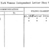 New York Womens Independent Letter Shop Workers