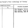 New York World's Fair Anthology of Peotry