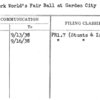New York World's Fair Ball at Garden City