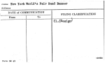 New York World's Fair Band Banner