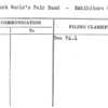 New York World's Fair Band - Exhibitors Co-operating