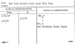 New York World's Fair Good Will Tour