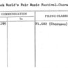 New York World's Fair Music Festival-Choral Part.