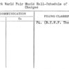 New York World Fair Music Hall-Schedule of Rental Charges