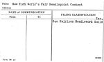 New York World's Fair Needlepoint Contest