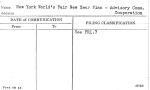 New York World's Fair New Year Plan - Advisory Comm. Cooperation