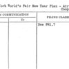 New York World's Fair New Year Plan - Air Lines Coop.