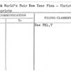 New York World's Fair New Year Plan - Christmas Tree-Blueprints