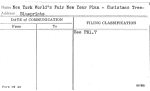 New York World's Fair New Year Plan - Christmas Tree-Blueprints