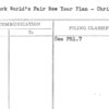 New York World's Fair New Year Plan - Christmas Trees