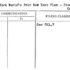 New York World's Fair New Year Plan - Steamship Cooperation