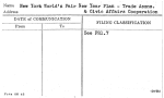 New York World's Fair New Year Plan - Trade Assns. & Civic Affairs Cooperation