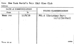 New York World's Fair 1940 Glee Club
