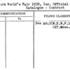 New York World's Fair 1939, Inc. Official Merchandise Catalogue - Contract