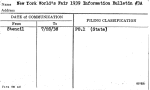 New York World's Fair 1939 Information Bulletin #3A