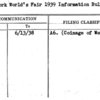 New York World's Fair 1939 Information Bulletin #29