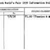 New York World's Fair 1939 Information Bulletin #30